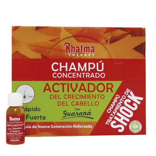 

Шампунь против выпадения волос Champú Para La Caída Del Cabello Con Guaraná Rhatma, 30 мл