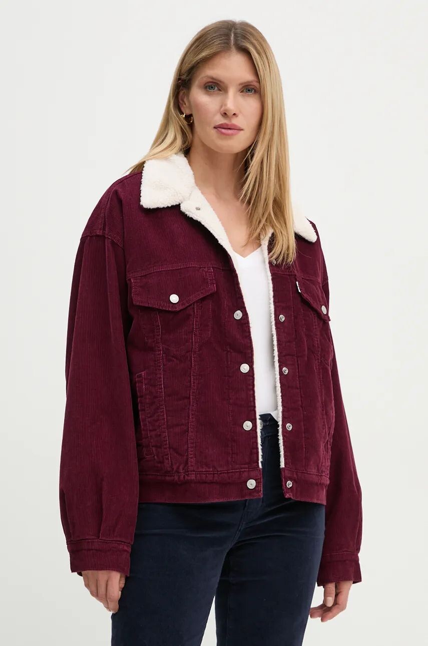 

Джинсовая куртка Леви Levi'S, гранатовый