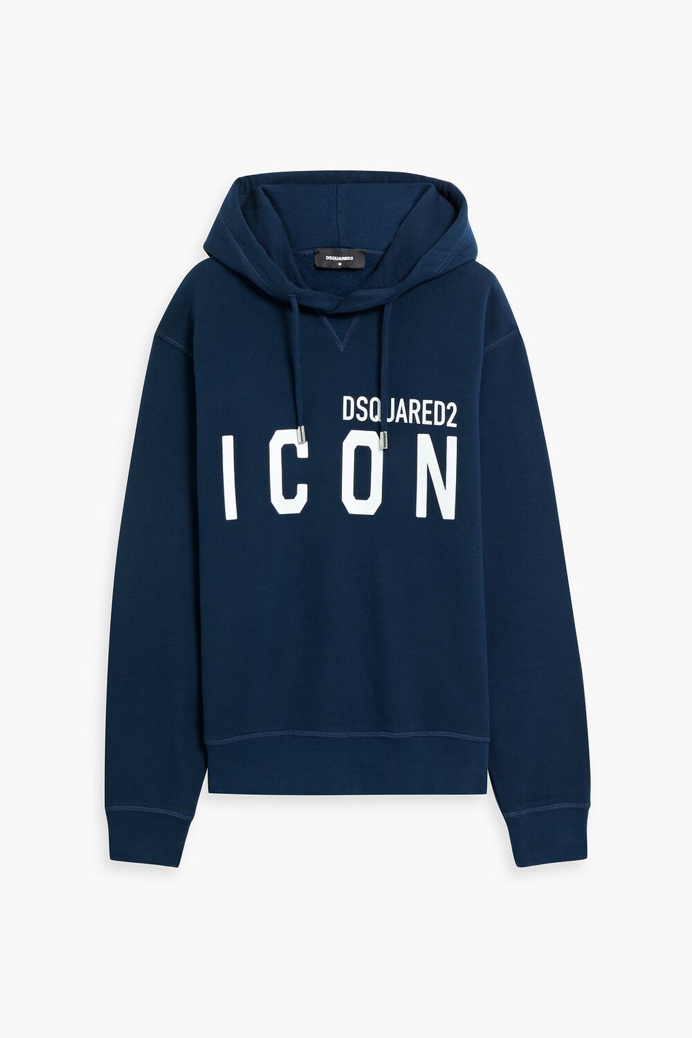 

Толстовка из французской махровой ткани с принтом DSQUARED2, нави, Черный