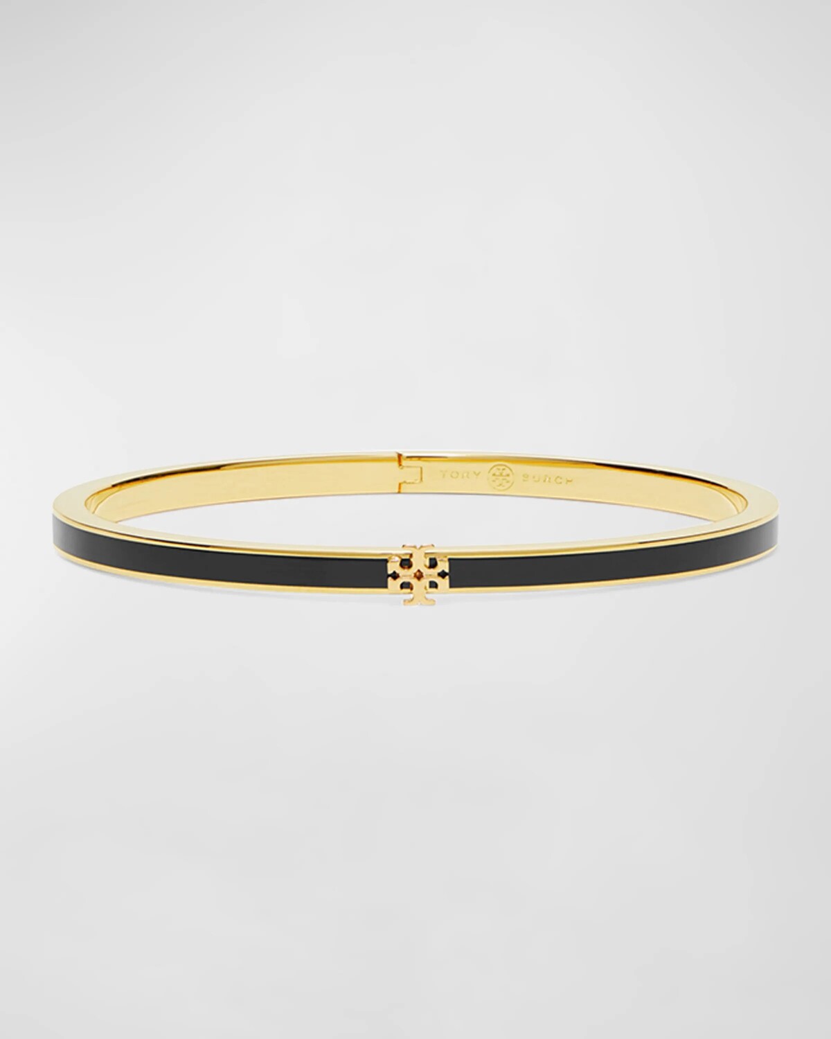 

Тонкий браслет с эмалью Kira Tory Burch, цвет Tory Gold Pink