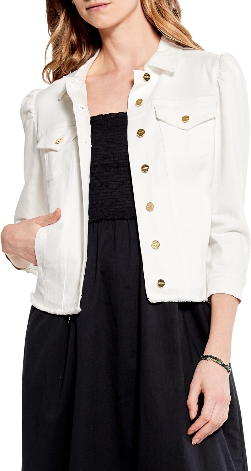 

Куртка Femme Sleeve Denim Jacket NIC+ZOE, цвет Paper White