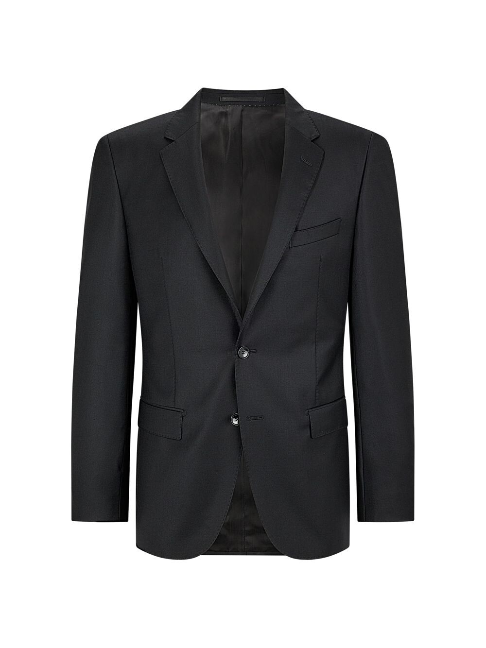 

Узкий жакет Tailored из натуральной шерсти средней плотности BOSS, черный