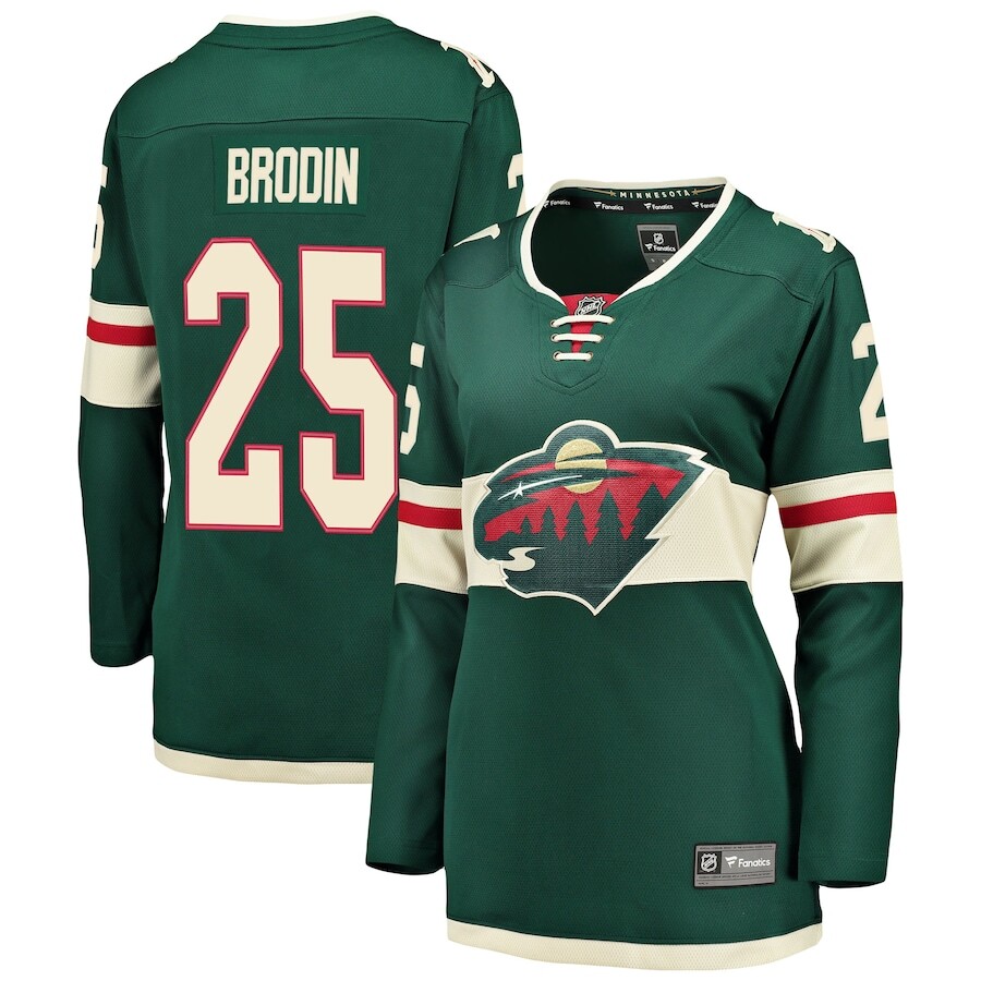 

Джерси Fanatics Branded Minnesota Wild, зеленый