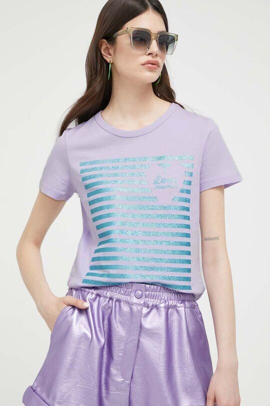 

Футболка Love Moschino, фиолетовый