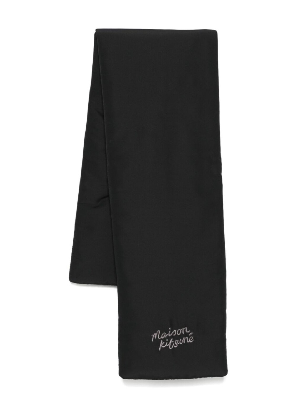 

Стеганый шарф Maison Kitsuné, черный