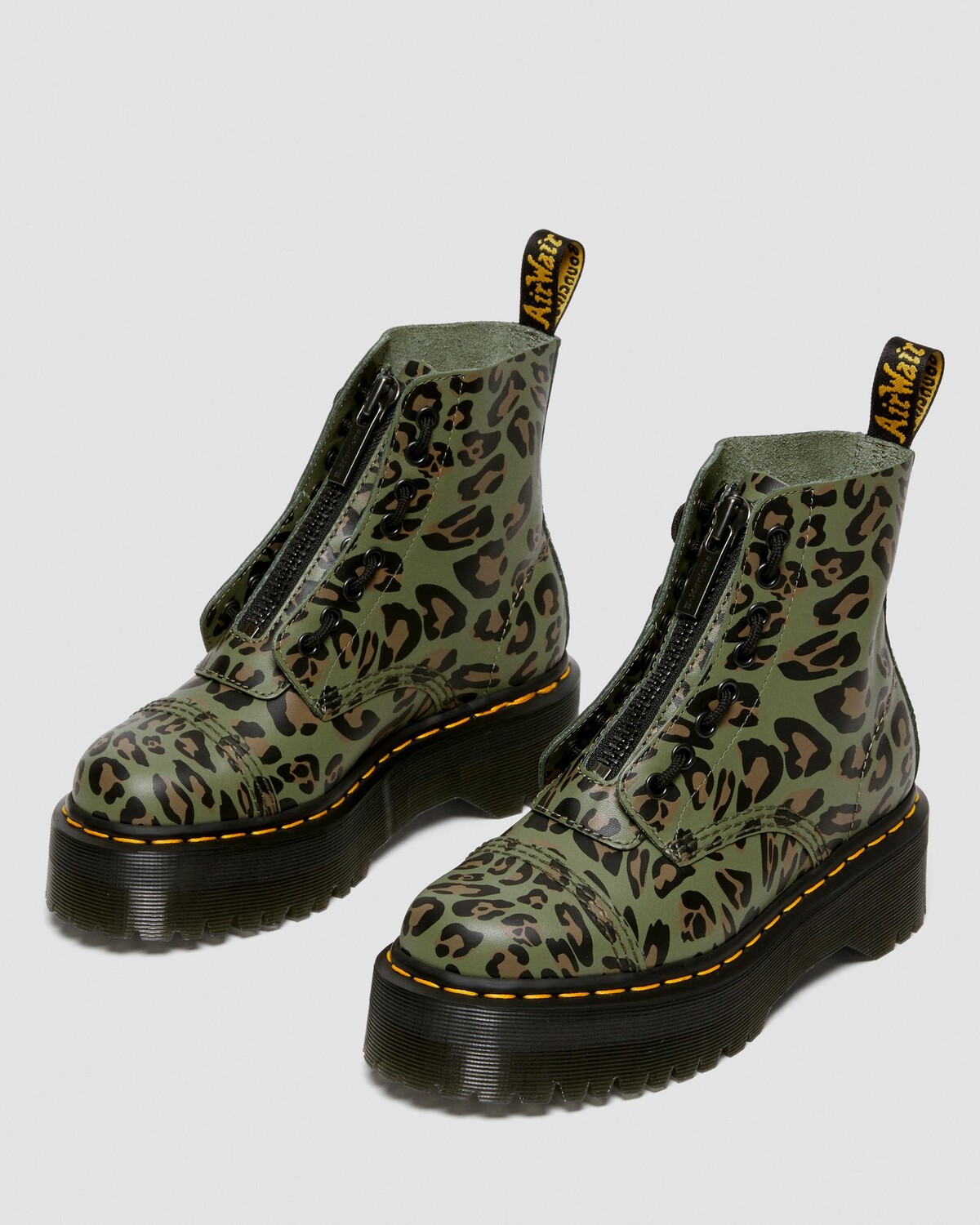 

Sinclair Ботинки на платформе с деформированным леопардовым принтом Dr. Martens