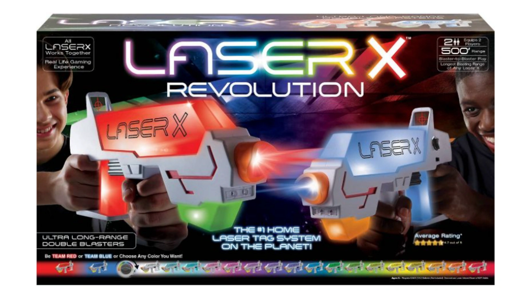 Laser X Revolution Набор игровых бластеров дальнего действия для двух  игроков Laser Tag – купить из-за границы через сервис «CDEK.Shopping»