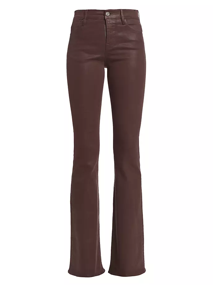 

Джинсы Le High Flare Frame, цвет espresso coated