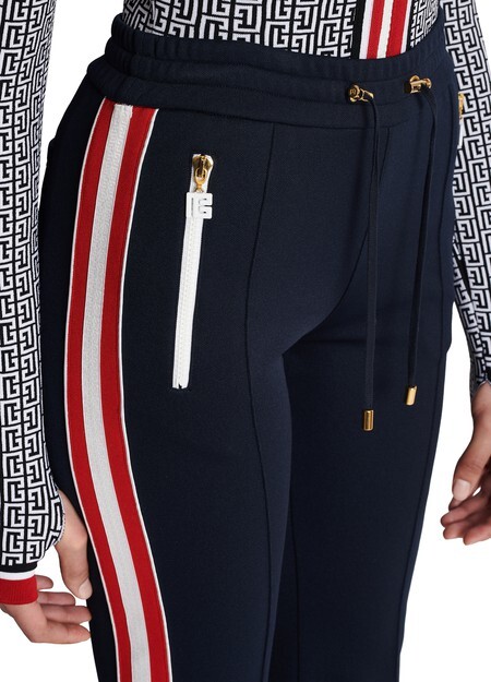 

Повседневные брюки из джерси Balmain, синий