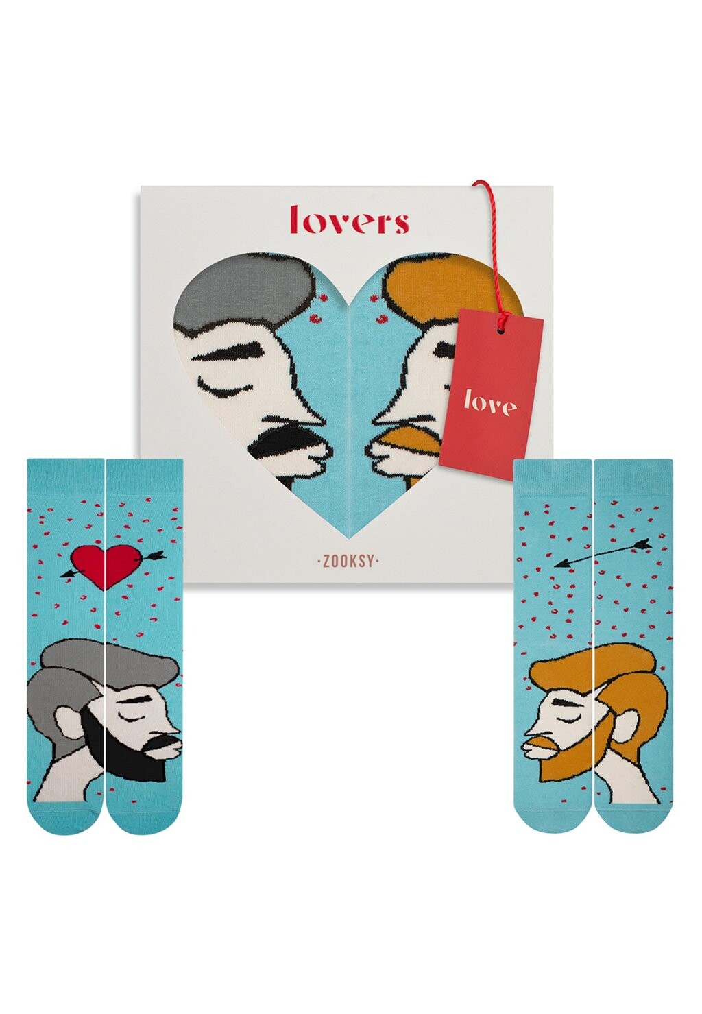 

Носки 2 PACK LOVERS LGBT Zooksy, синий