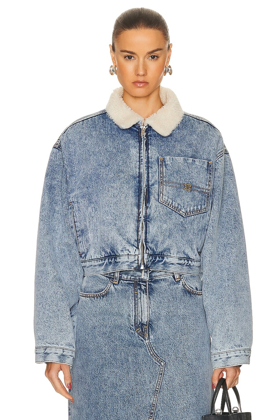 

Куртка Givenchy Cropped, цвет Light Blue