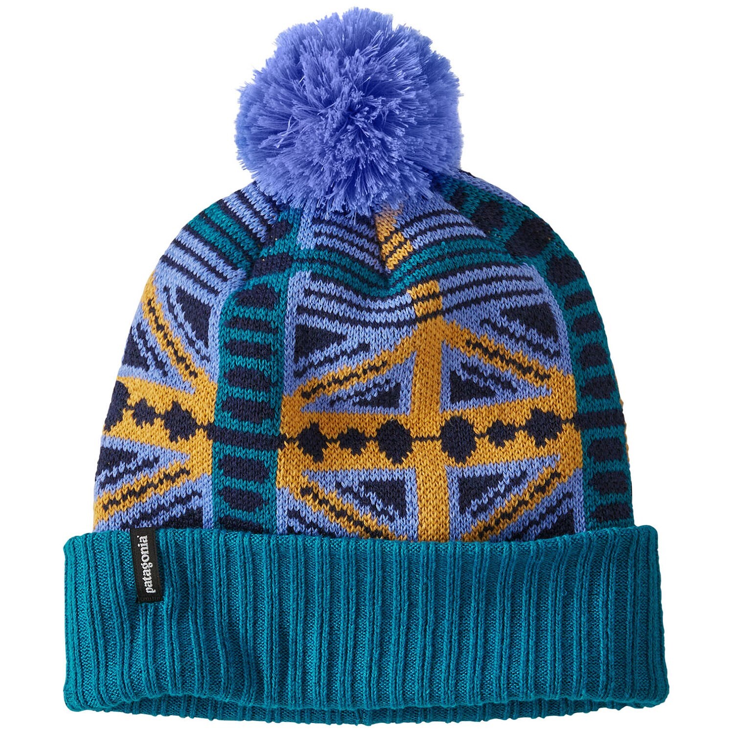 

Шапка Patagonia Powder Town, цвет Snow Beam/Pale Periwinkle