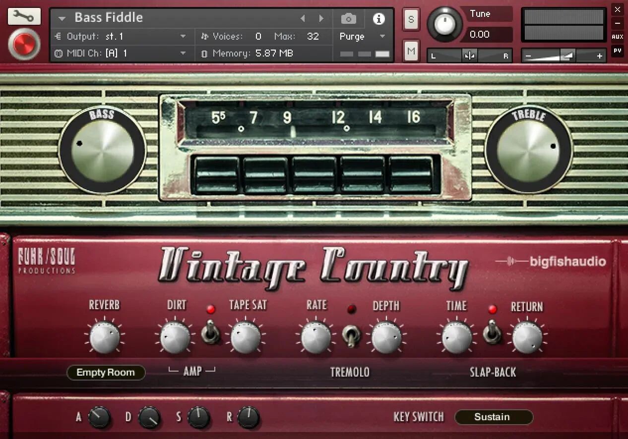

Коллекция виртуальных инструментов Big Fish Vintage Country