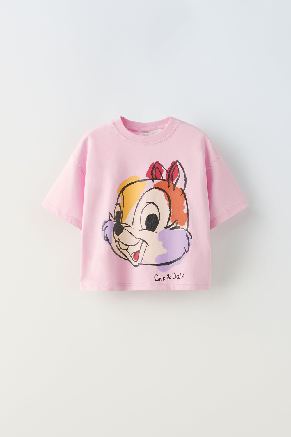 

Чип и дейл футболка disney Zara, розовый