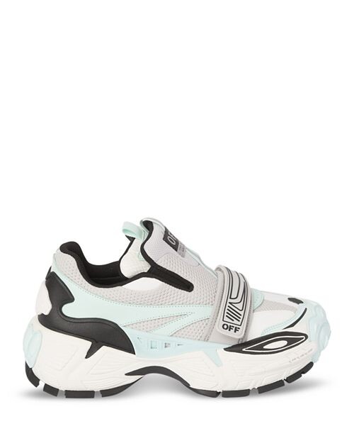 

Мужские кроссовки без шнуровки в перчатках Off-White, цвет Gray