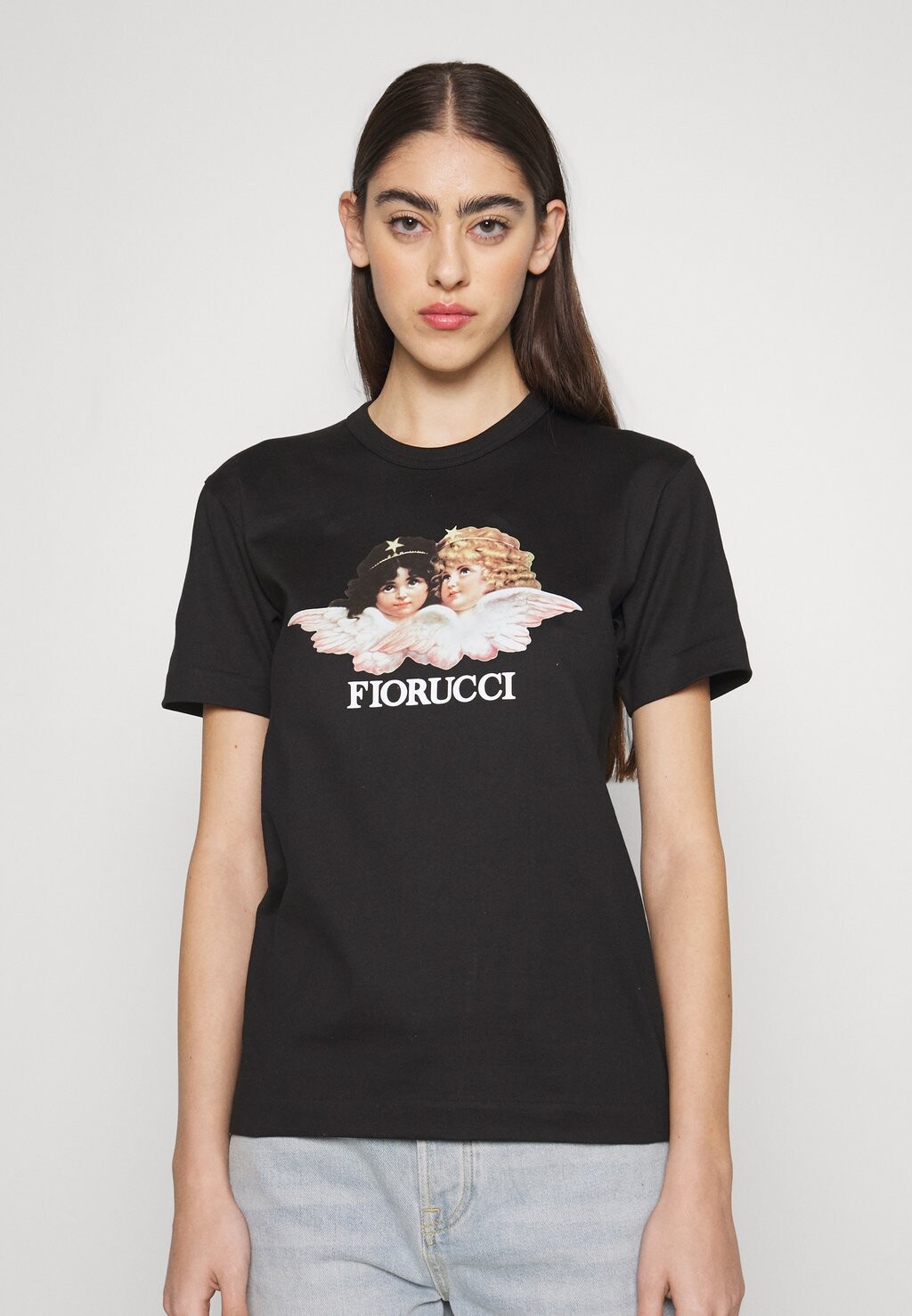 

Футболка с принтом Fiorucci, черный
