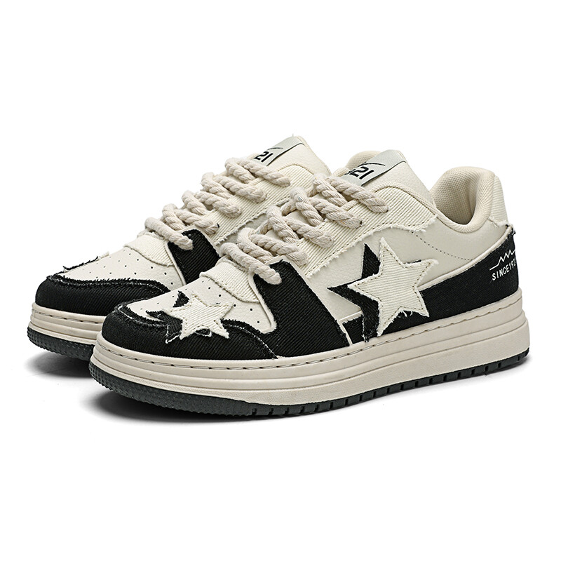 

Кроссовки DOUBLE STAR 88 Skateboarding Shoes Unisex Low-top, бежевый/черный