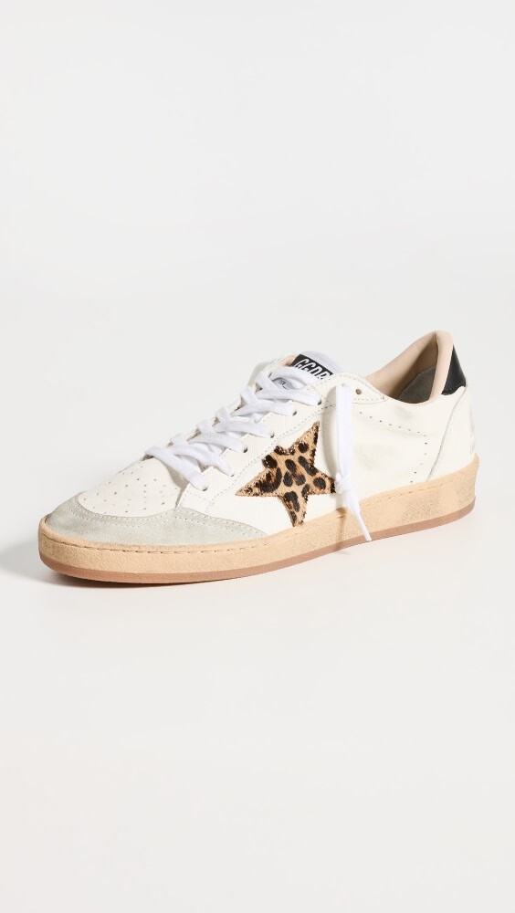 

Кроссовки Golden Goose Ballstar Nappa Upper Suede Toe, белый