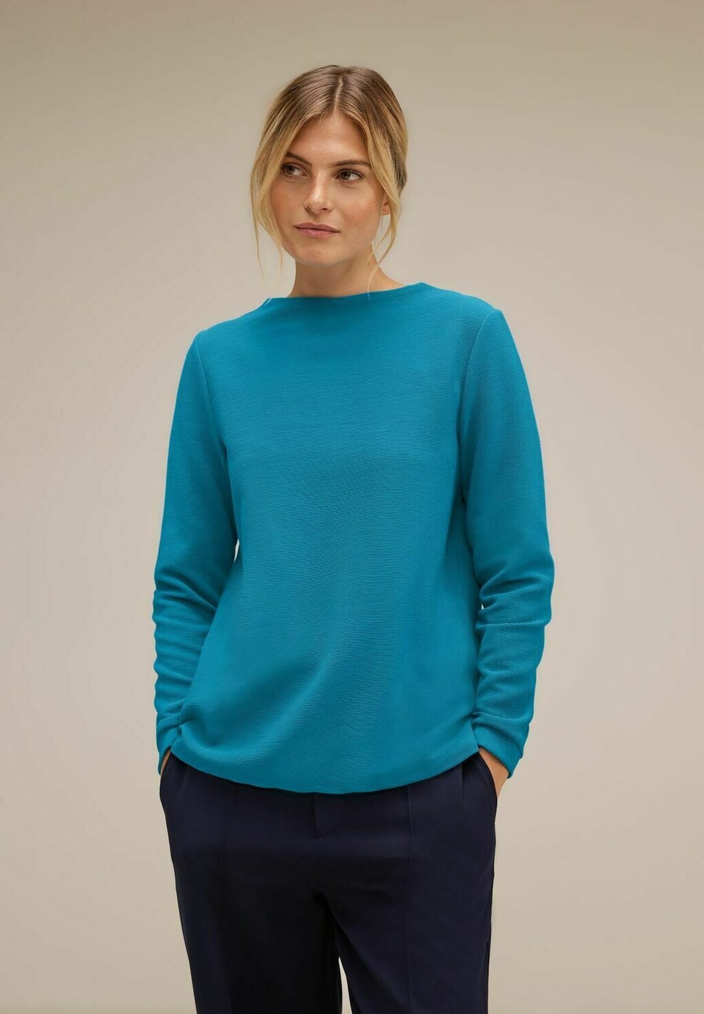 

Рубашка с длинным рукавом Street One, цвет blau