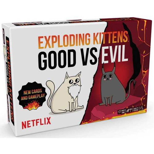 exploding kittens игра в лапки и кошки Настольная игра Exploding Kittens: Good Vs Evil