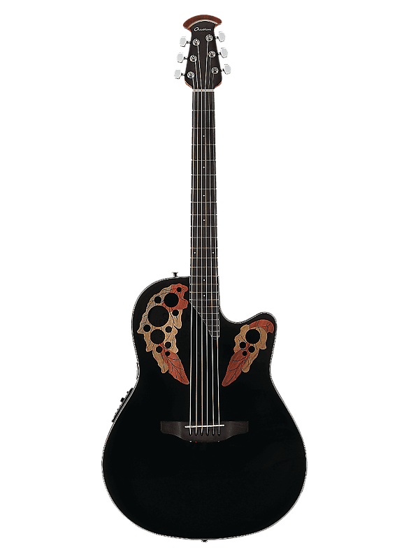 Акустическая гитара Ovation CE44-5 Celebrity Mid-Depth Mahogany Neck 6-String Acoustic-Electric Guitar w/ABS Case