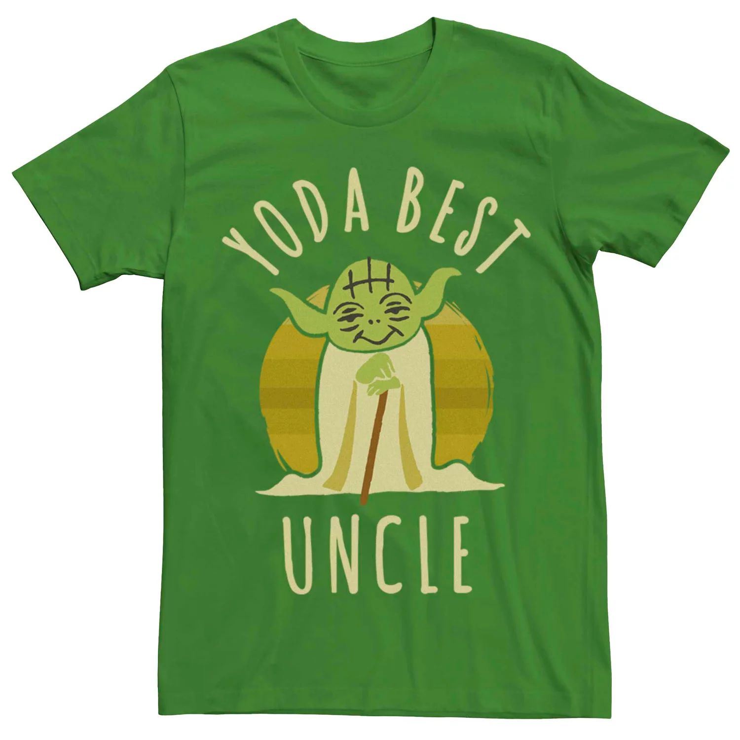 Мужская футболка с рисунком «Звездные войны Yoda Best Uncle Uncle» Licensed Character