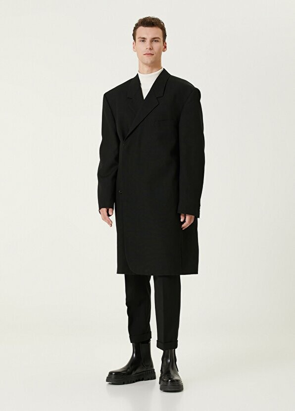 

Черное верхнее пальто Acne Studios, Черный