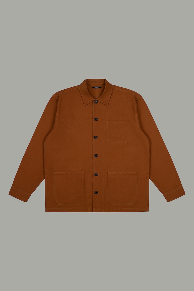 Хлопковая куртка-рубашка Colin'S, коричневый