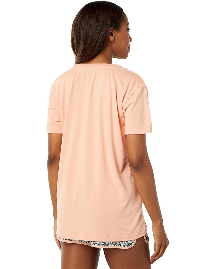 

Футболка THRIVE SOCIETE Relaxed V-Neck Tee, цвет Peach