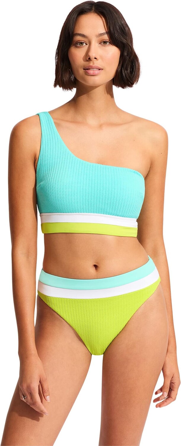 

Высотное здание Slice Of Splice Seafolly, цвет Lime Burst