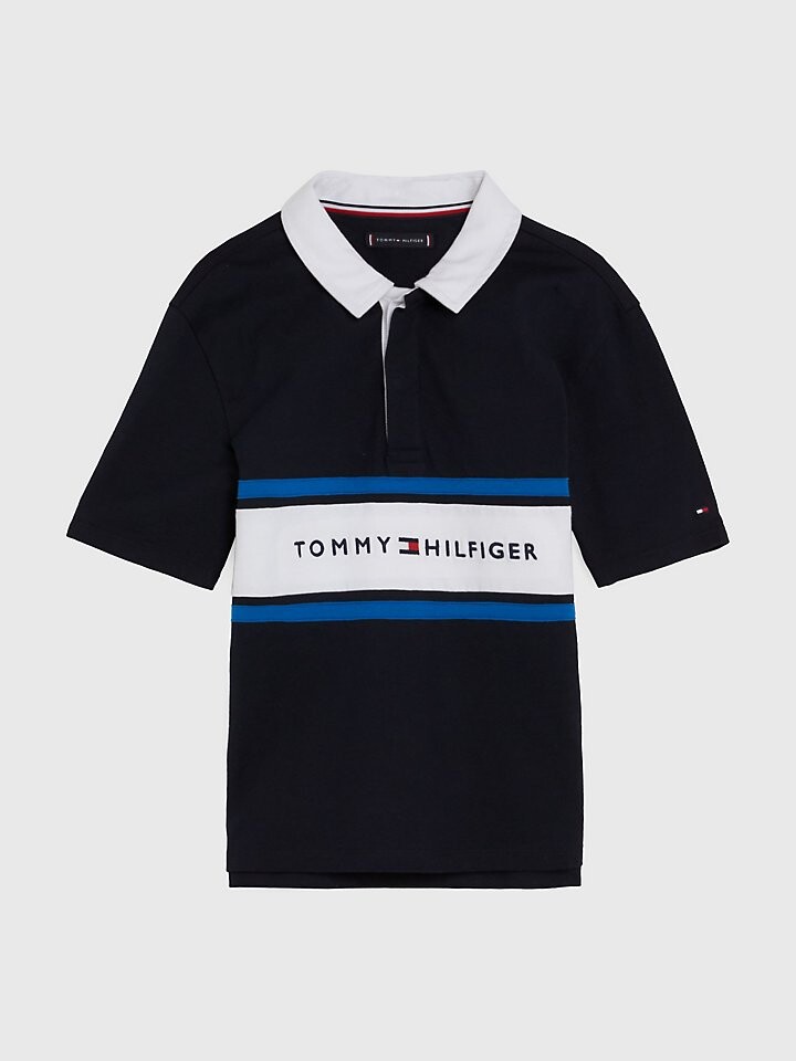 

Детская футболка-поло Hilfiger большого размера Tommy Hilfiger