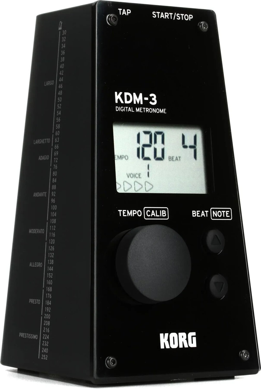 

Цифровой метроном Korg KDM-3 — черный