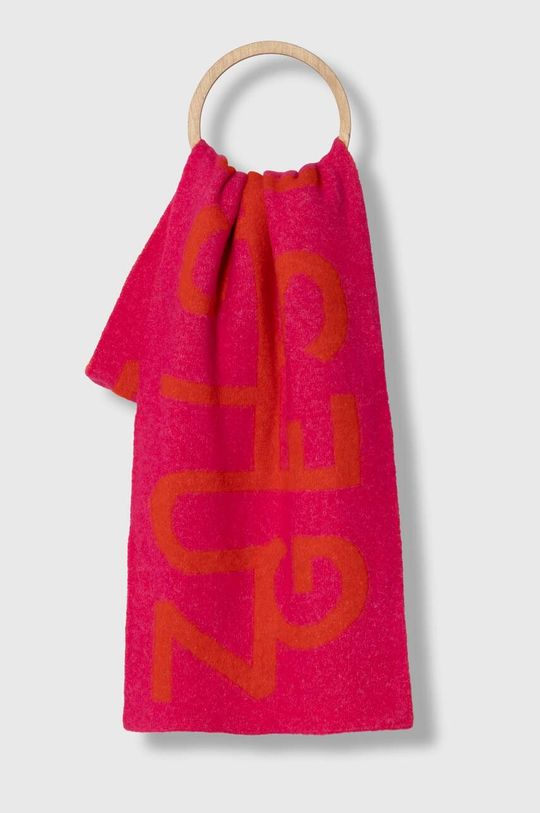 Шерстяной шарф Gestuz, розовый цена и фото