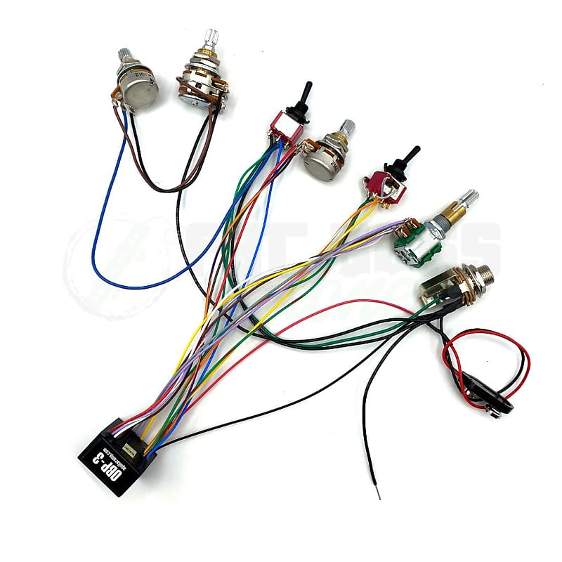 Басс гитара Aguilar OBP-3 Custom 3 Band Bass Preamp Kit for 2 Pickup - 4 Knob & 2 Switch Config.