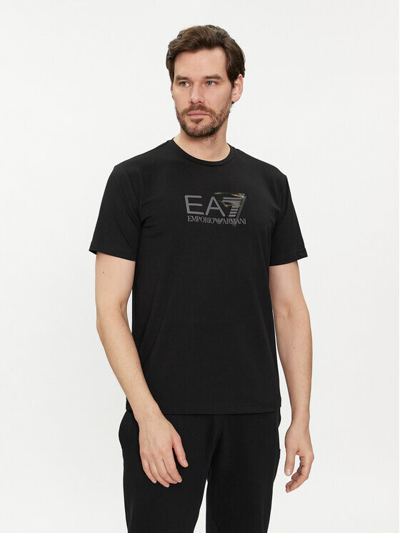 

Футболка стандартного кроя Ea7 Emporio Armani, черный