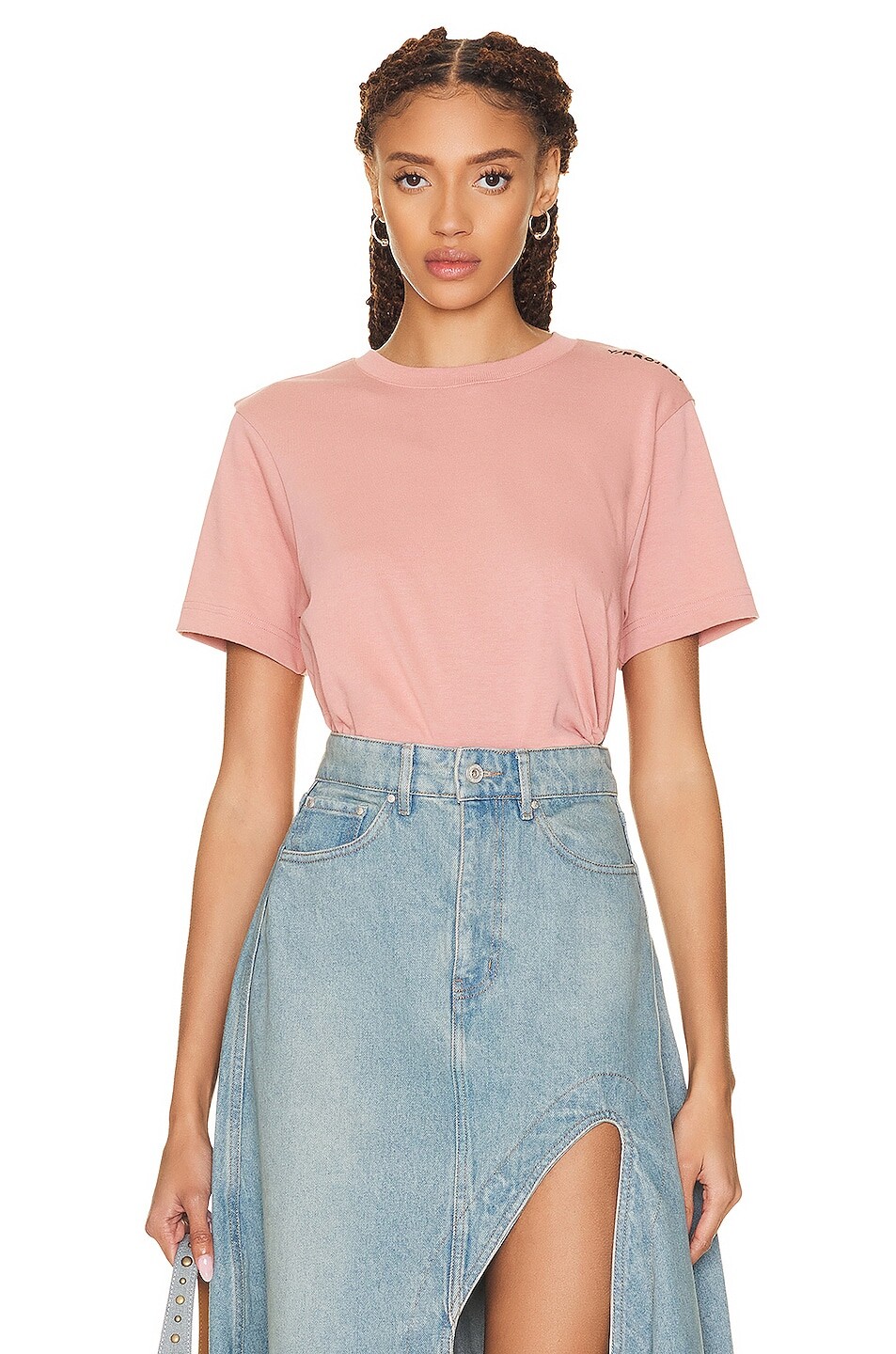 

Боди Y/Project Classic Ruched T-Shirt, цвет Peach