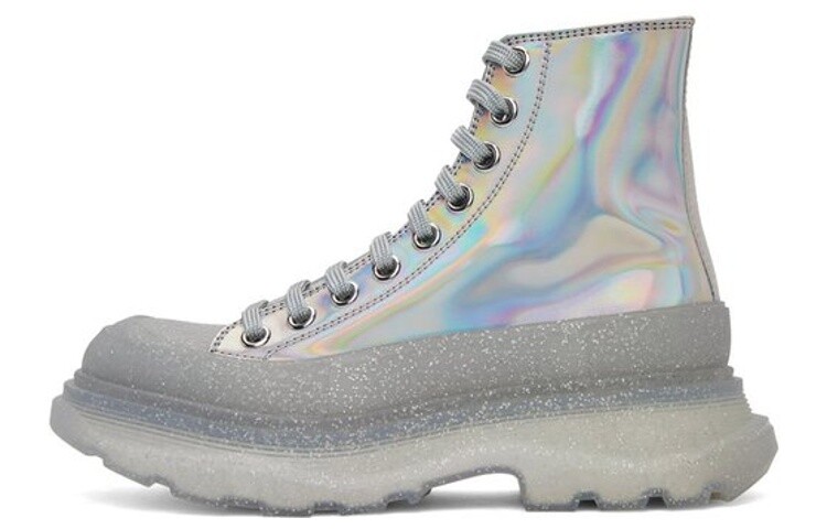 

Ботинки Tread Slick Martin женские серебристые Alexander Mcqueen