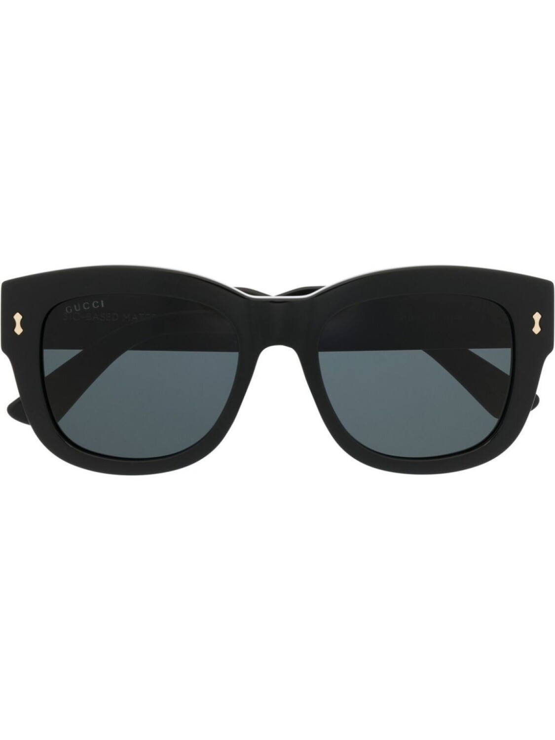 

Gucci Eyewear солнцезащитные очки в прямоугольной оправе, черный