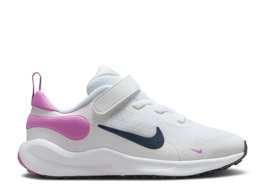 

Кроссовки Nike Revolution 7 PS, цвет White Playful Pink Navy