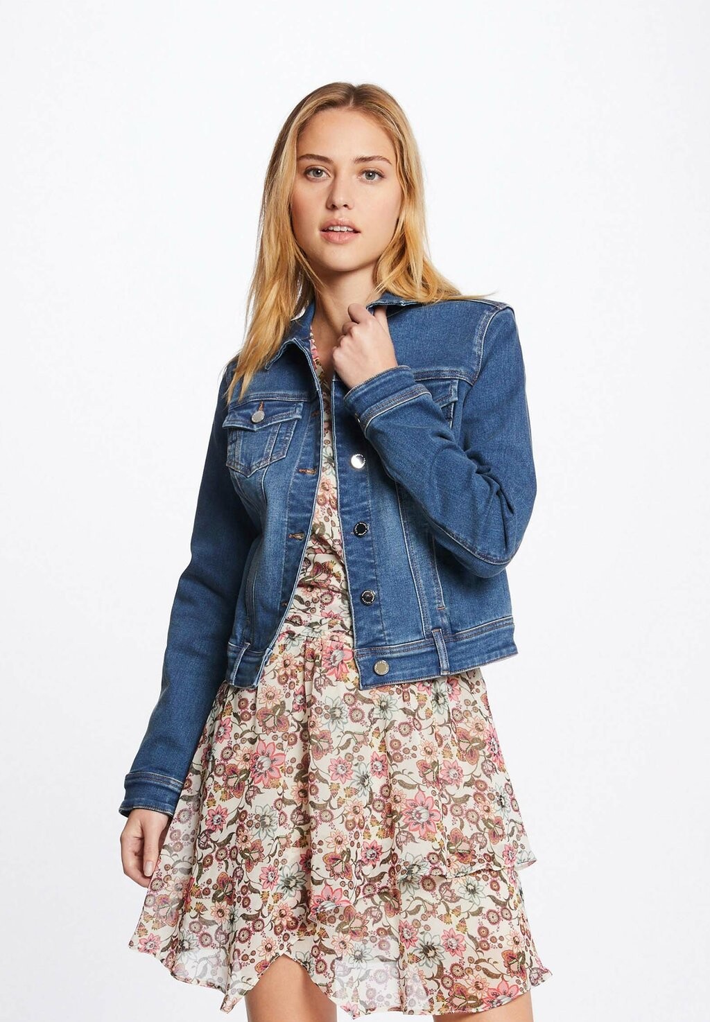 

Джинсовая куртка Morgan, цвет black denim