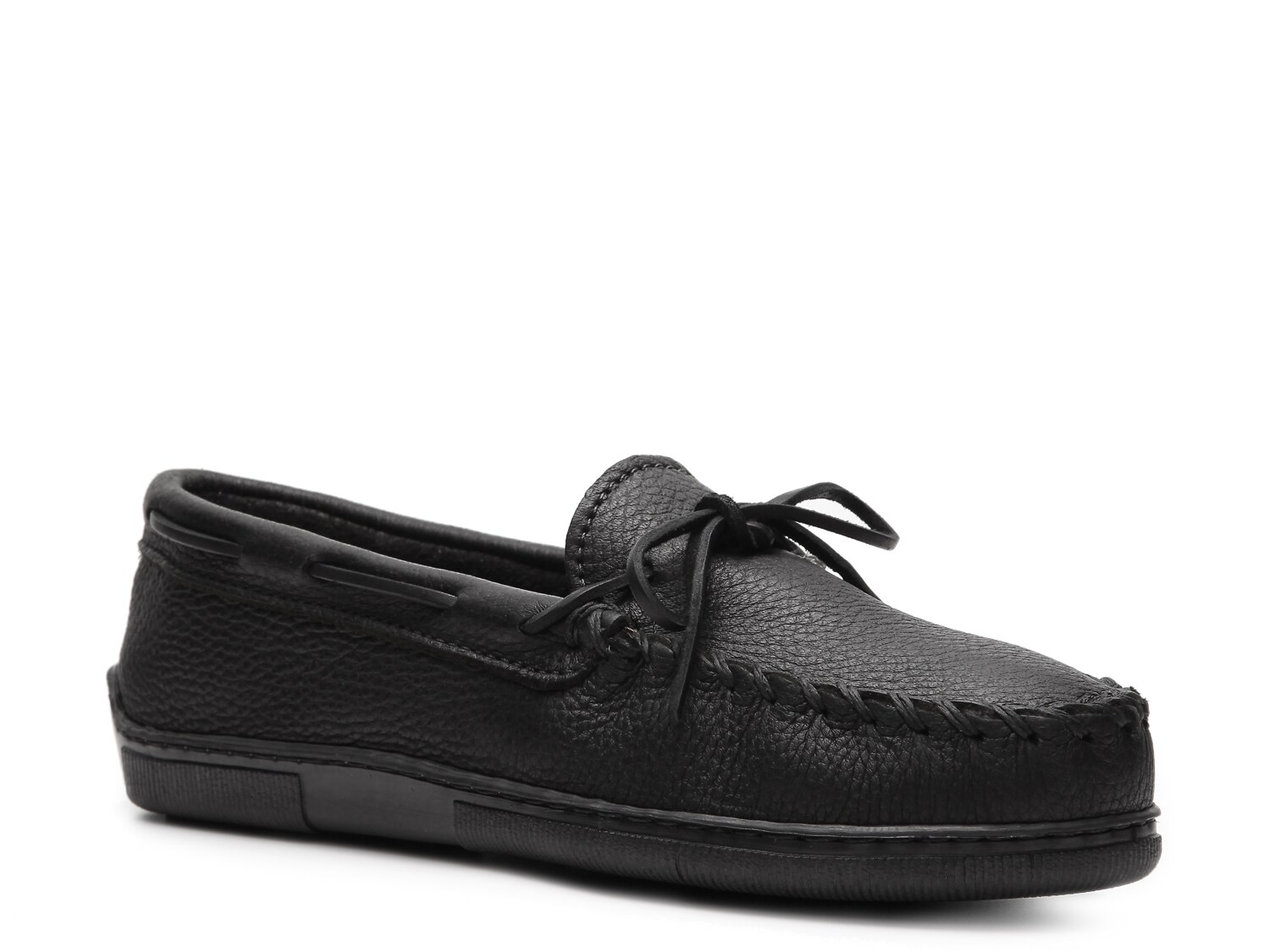 Лоферы Minnetonka Moosehide Classic, черный мужская повседневная обувь minnetonka moosehide driver цвет natural