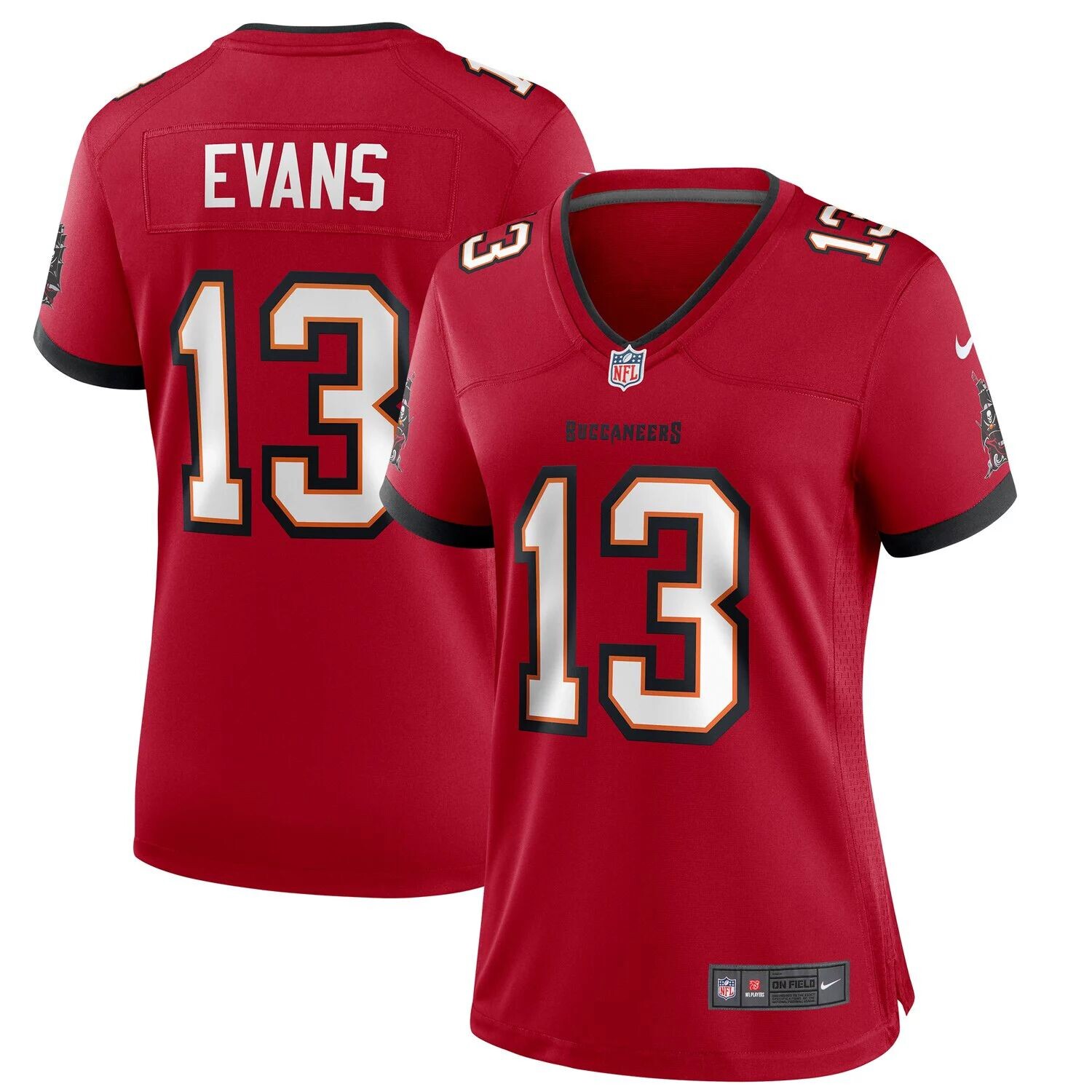 

Женская майка Nike Mike Evans Red Tampa Bay Buccaneers Game Player Nike