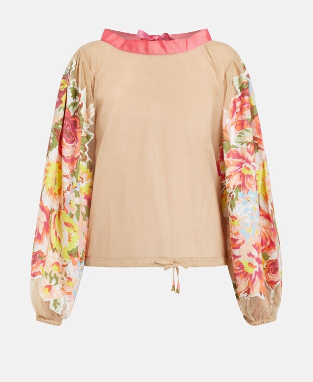 

Рубашка блузка Blugirl Blumarine, кэмел