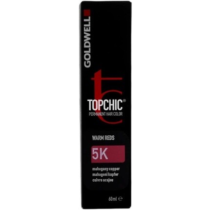 

Краска для волос Topchic в тюбике 5K Красное дерево Медь 60 мл, Goldwell