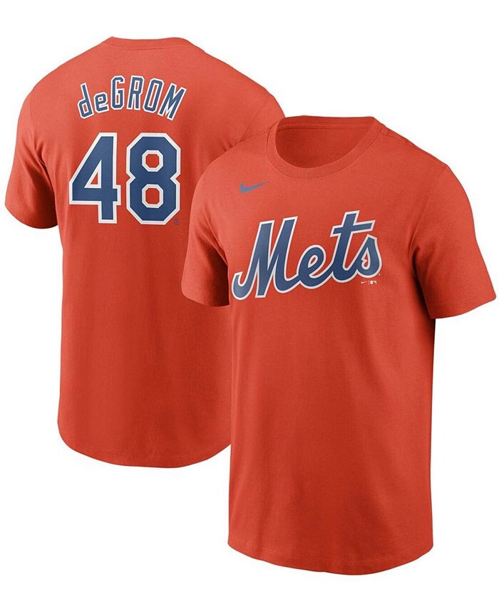 

Мужская футболка Jacob DeGrom Orange New York Mets с именем и номером Nike, оранжевый