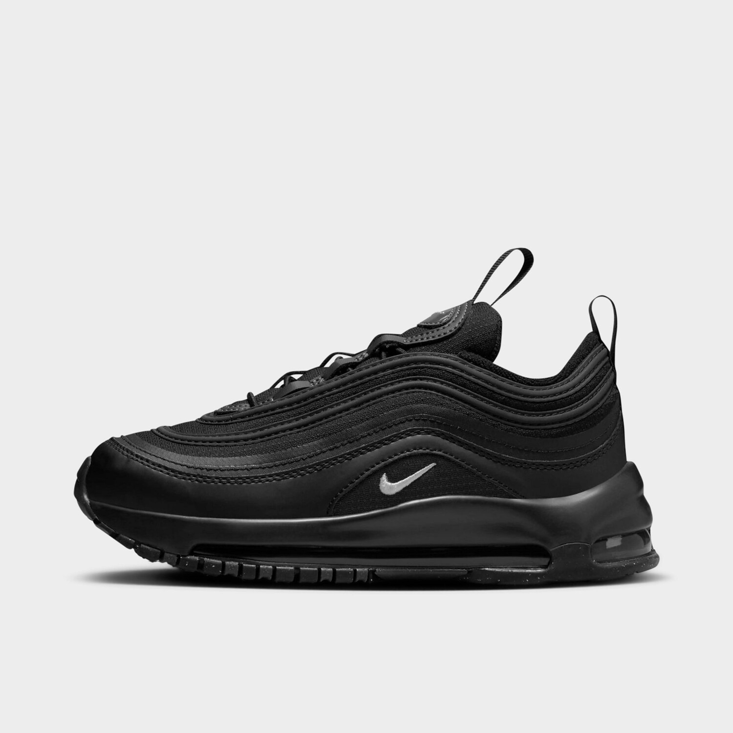 

Повседневная обувь из эластичного кружева для маленьких детей Nike Air Max 97, черный
