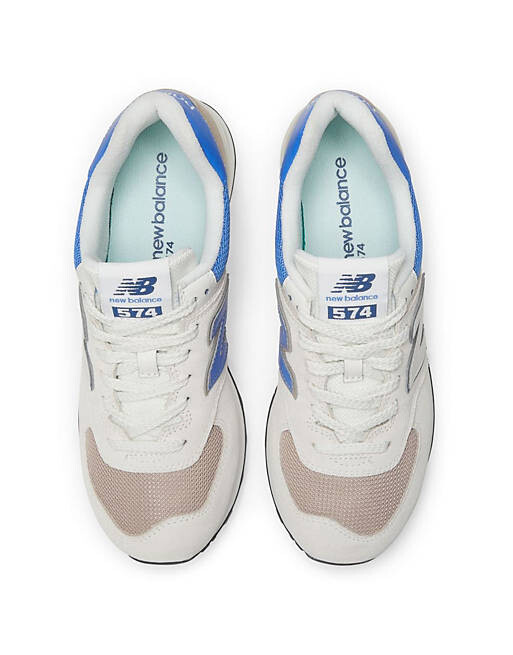 

Белые кроссовки New Balance 574