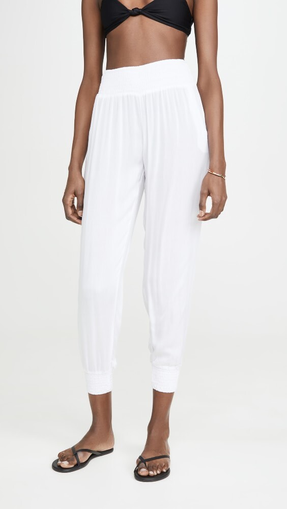 

Брюки MIKOH Kahuku Ruched Waist