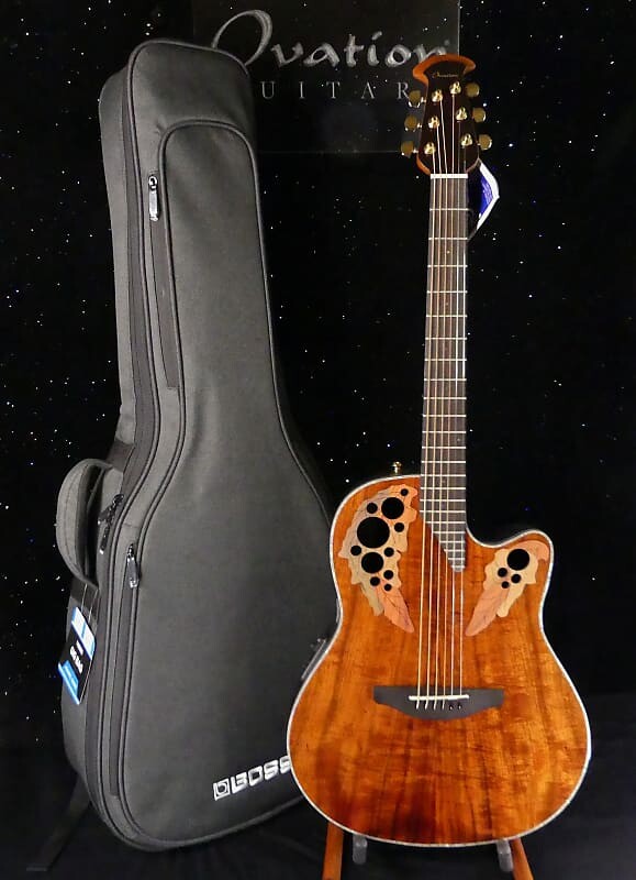

Акустическая гитара Ovation W/FREE BOSS Gig Bag - Celebrity Elite Plus Figured KOA Mid-Depth CE44P-FKOA