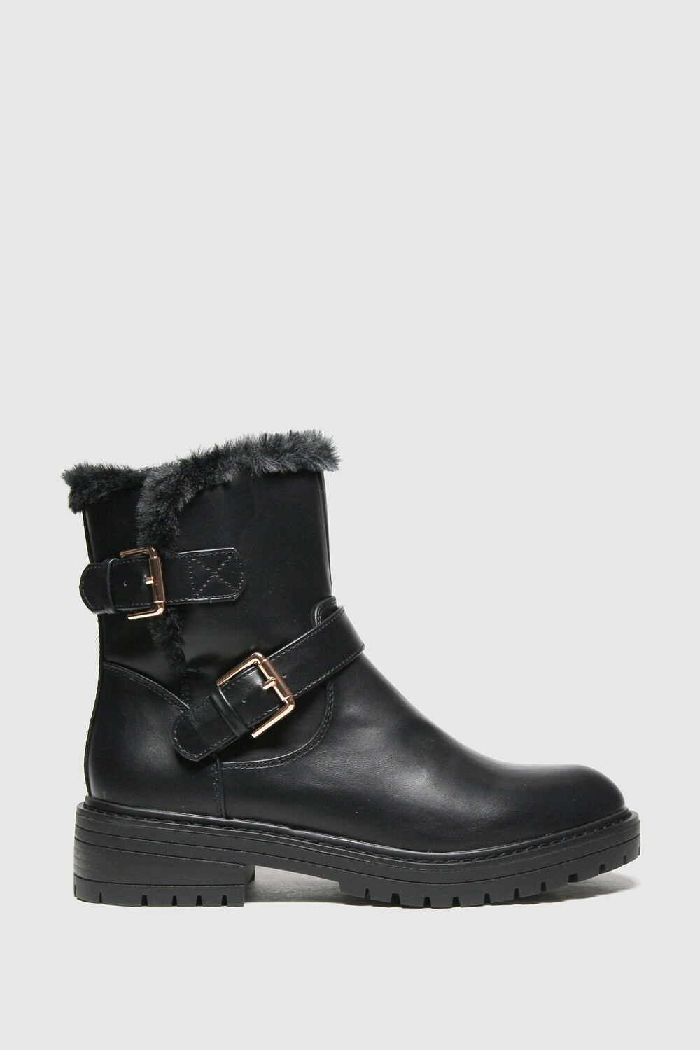 

Черные мотоциклетные ботинки Aubrey из искусственного меха Schuh, черный